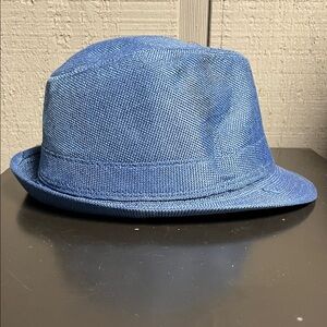 Stylish Blue Fedora Hat